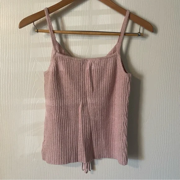 American Eagle Outfitters Light Pink Corset Tank Top - Picture 4 of 4
